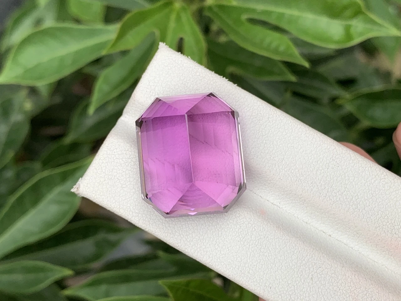 63.07ct Natural Pinkish Purple Kunzite Octagonal Shape — view 1